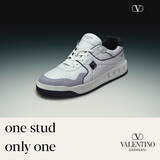 「ヴァレンティノの新作スニーカーは、一粒のスタッズをアイコニックにあしらった「ワンスタッズ」」の画像1