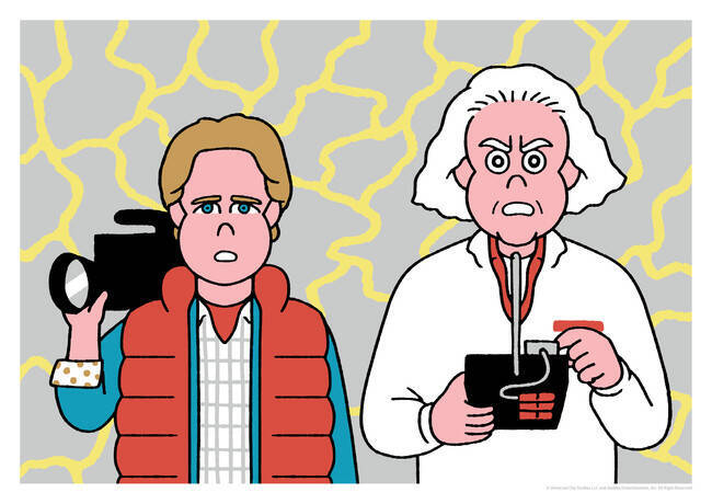 映画「バック・トゥ・ザ・フューチャー」公開35周年! アーティストJUN OSONとのコラボ作品を三越伊勢丹オンラインストアで販売