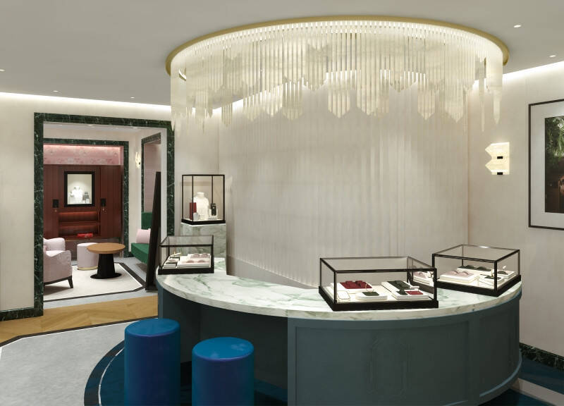 ブシュロン心斎橋がリニューアルオープン 貴族の邸宅 を彷彿とさせるパリスタイルのデザインを採用 21年6月4日 エキサイトニュース