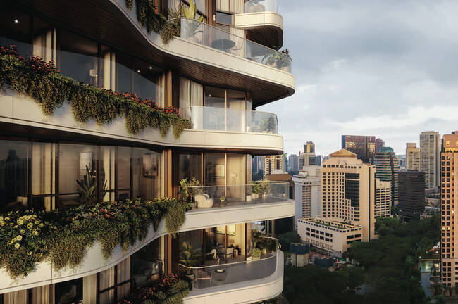 自然と一体化する巨大な立体緑園 シンガポールの一等地 オーチャード に建つ高級タワーマンションのデザインを公開 21年6月18日 エキサイトニュース