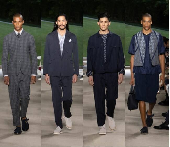 【ルック】ジョルジオ アルマーニが約1年4か月ぶりに観客の前でコレクションを開催。2022春夏のテーマは「原点への回帰」