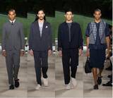 「【ルック】ジョルジオ アルマーニが約1年4か月ぶりに観客の前でコレクションを開催。2022春夏のテーマは「原点への回帰」」の画像3