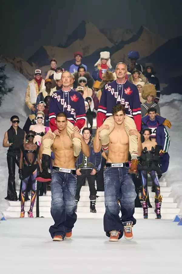 DSQUARED2 2026-27年秋冬コレクション 境界を越え、水の上を駆ける──カナダの記憶と未来思考が交差する新章