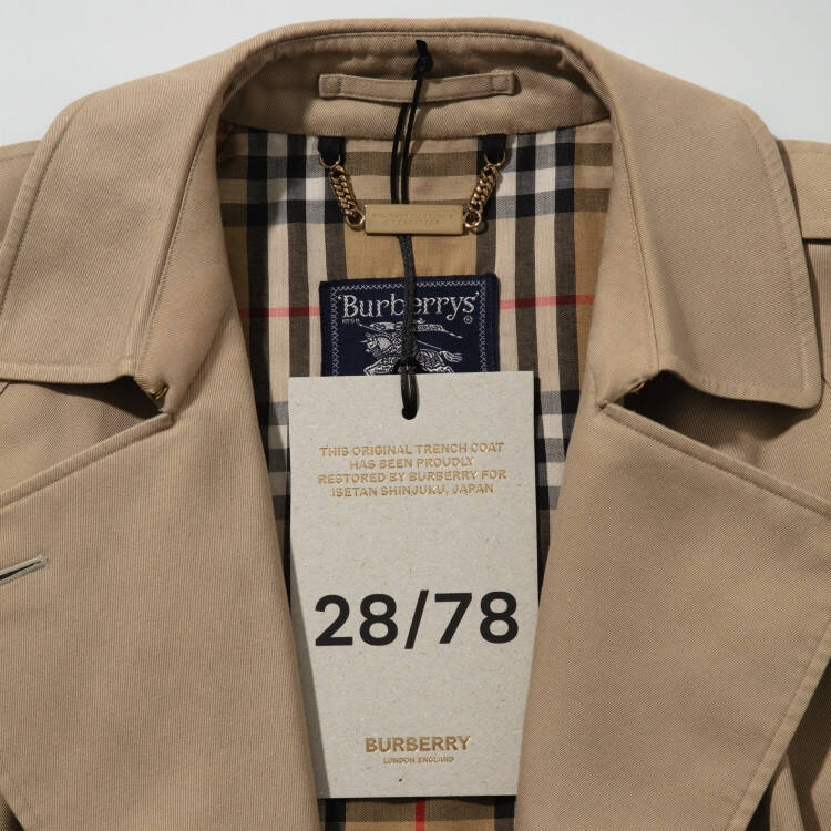 バーバリーがトレンチコートにフォーカスしたポップアップストアを新宿伊勢丹にオープン