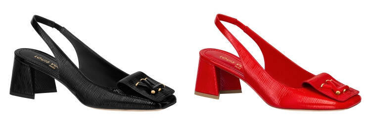 ルイ・ヴィトンからVシェイプのブロックヒールが目を引くパンプスが登場