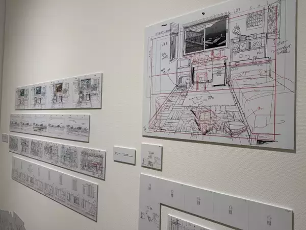 「ルックバックの創作の軌跡をたどる。「劇場アニメ ルックバック展 ―押山清高 線の感情」、麻布台ヒルズで開催」の画像