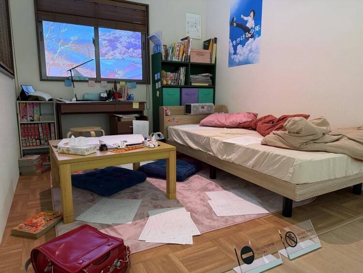 ルックバックの創作の軌跡をたどる。「劇場アニメ ルックバック展 ―押山清高 線の感情」、麻布台ヒルズで開催