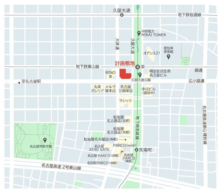 コンラッド・ホテルズ＆リゾーツが名古屋に初進出! 「コンラッド名古屋」が栄に2026年開業予定