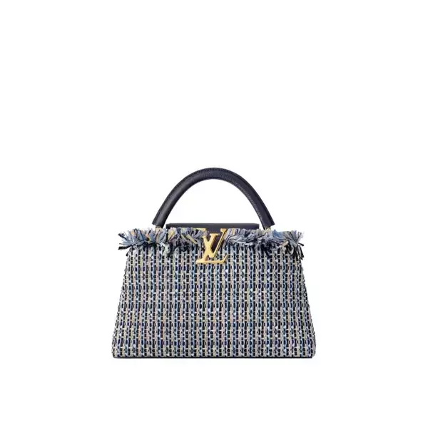 「ルイ・ヴィトンのアイコンバッグ「カプシーヌ」に繊細なツイードや鮮やかなカラーブロックの新作が登場」の画像