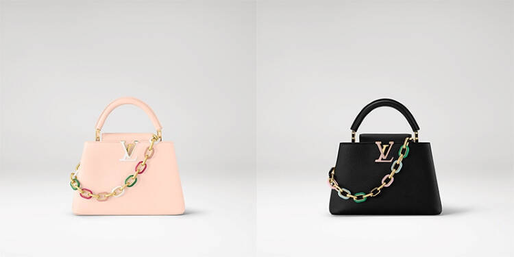 ルイ・ヴィトンからこれからの季節にふさわしいカラーリングが特徴の新作「カプシーヌ」バッグ が登場