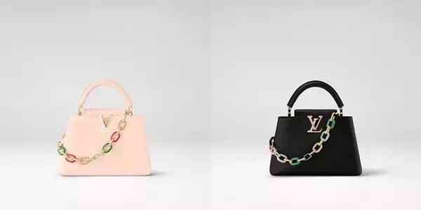 「ルイ・ヴィトンからこれからの季節にふさわしいカラーリングが特徴の新作「カプシーヌ」バッグ が登場」の画像