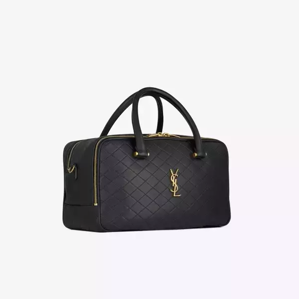 「1泊2日旅行や機内バッグとしても活躍! サンローランの新作「リヤ ダッフルバッグ」」の画像
