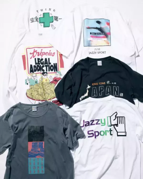 「Jazzy Sport」のポップアップがビームスT 原宿に、ディアスポラスケートボーズらによる限定Tシャツ販売