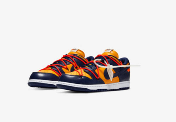 ナイキ オフ ホワイト 最新作ダンク ロー発売 トゥからアンクルまで2本のシューレースをデザイン 19年12月15日 エキサイトニュース