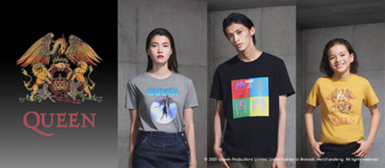 ジーユーが クイーン のtシャツコレクション発売 ジャケット写真やタイトルロゴをプリント 年3月11日 エキサイトニュース