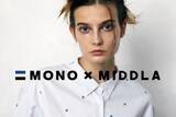 「ミドラがトンボ鉛筆「MONO」と新ブランド立ち上げ　3色ストライプのシャツを展開」の画像1
