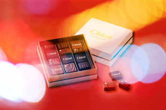 クロエとピエール・エルメ・パリがコラボ、コレクションをイメージした12個入りのチョコレート発売