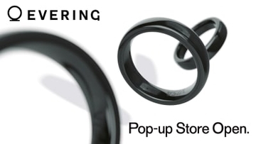 スマートリング「EVERING」のポップアップを蔦屋書店などで開催、先行予約を受付