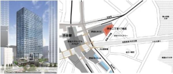 渋谷ヒカリエ横に新たな複合施設が誕生 低層部に商業機能など配置 21年11月24日 エキサイトニュース