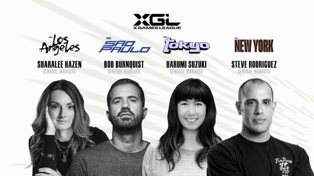 2026年度 X Games League (XGL) サマーシーズンに向けて、4チームとゼネラルマネージャーを発表！