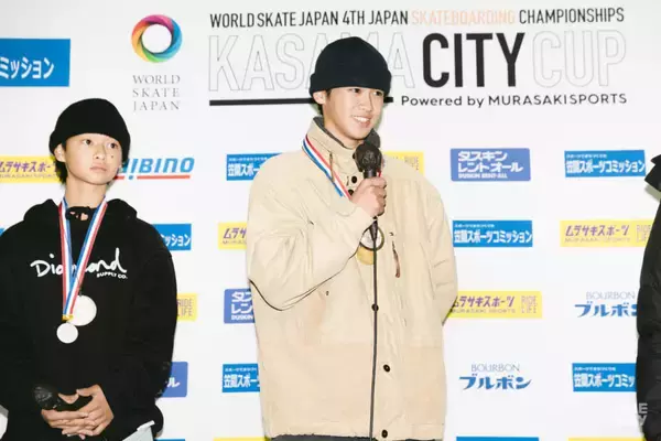 「まさかの展開！日本最高峰の大会「Kasama City Cup」注目のストリート種目 男子は佐々木来夢が優勝」の画像
