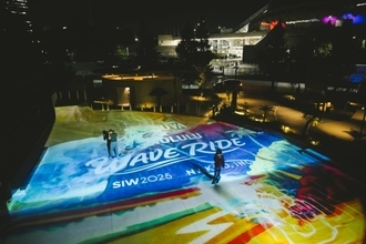 ハワイのアーティストによる作品とスケーターの動きが呼応するデジタルアート体験『SHIBUYA × HONOLULU WAVE RIDE 』代々木公園BE STAGEで開催