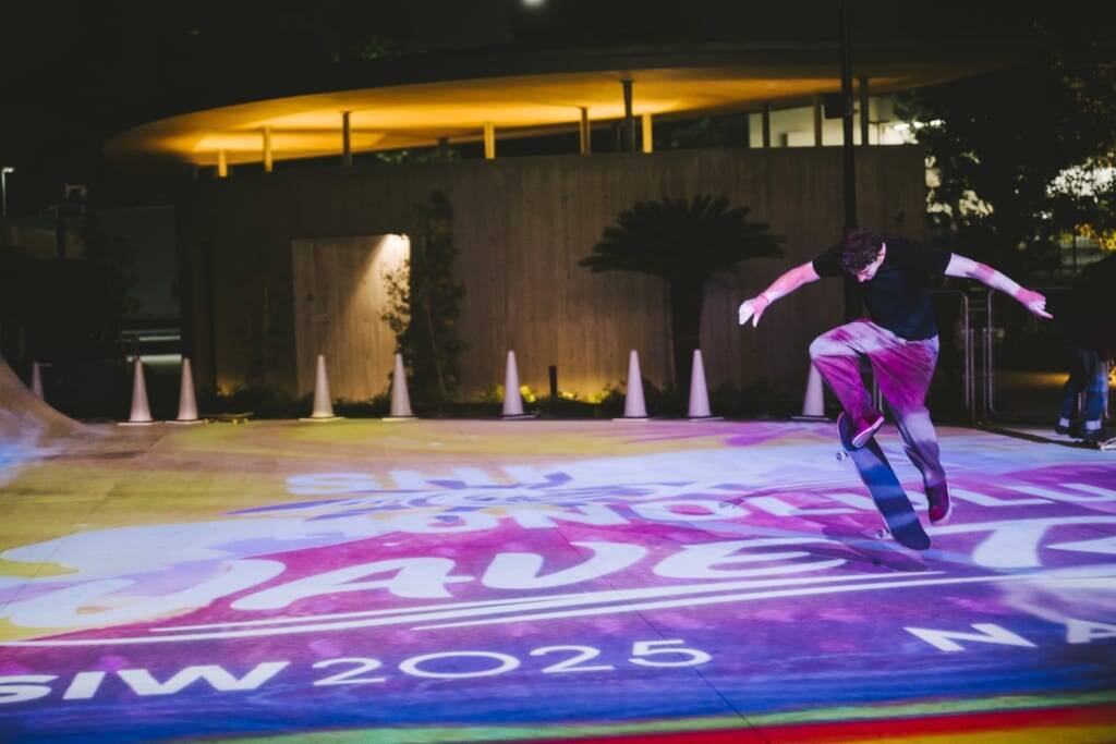 ハワイのアーティストによる作品とスケーターの動きが呼応するデジタルアート体験『SHIBUYA × HONOLULU WAVE RIDE 』代々木公園BE STAGEで開催