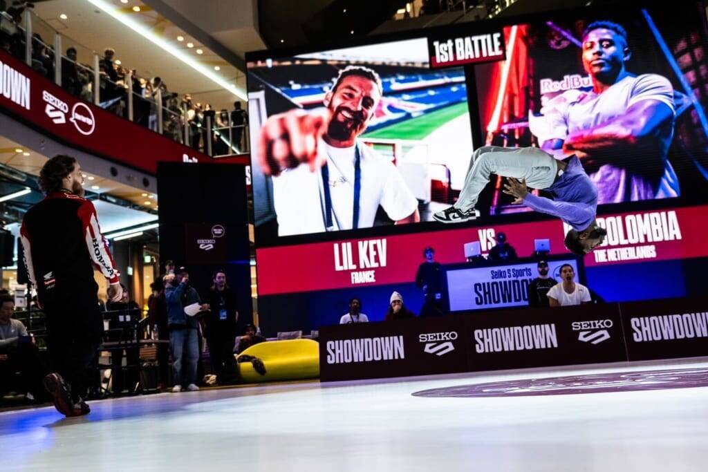 新たなコンセプトのバトルに世界トップレベルのBBOYが挑戦！「Seiko 5 Sports Showdown」