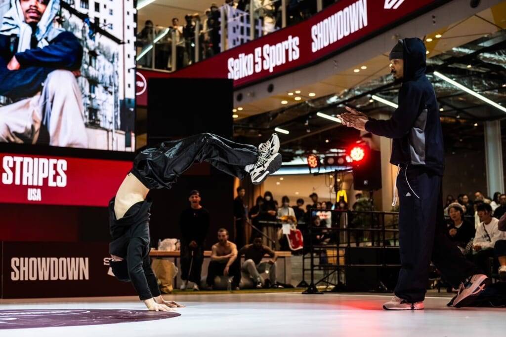 新たなコンセプトのバトルに世界トップレベルのBBOYが挑戦！「Seiko 5 Sports Showdown」
