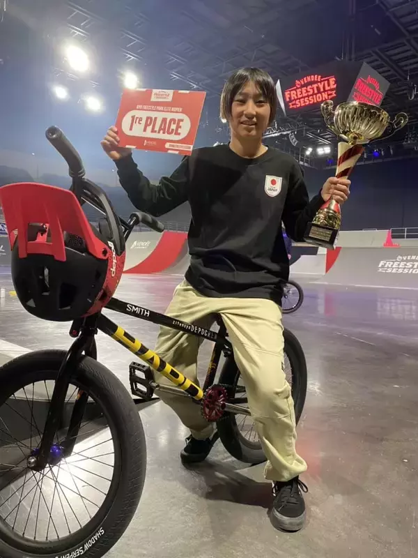 「日本のBMXフリースタイルの未来を感じさせた一戦。次世代が国際大会で大活躍「Vendée Freestyle Session」」の画像