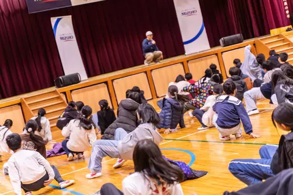 「子どもたちの身近なヒーローとして、夢や目標へ挑戦する背中を後押ししたい「MIZUHO BLUE DREAM BREAKING LIMITS Workshop Tour 2025」イベントレポート」の画像