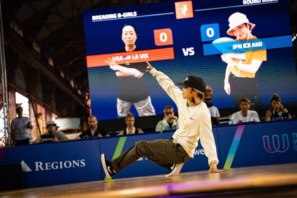 アメリカで開催されたワールドゲームズ2022 ブレイキン種目でAMIが金メダル獲得！  AYUMI、Shigekixは銅メダル