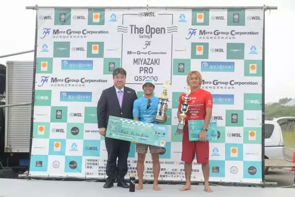 「Mera Group Corporation The Open Miyazaki Pro QS2000 木崎浜で熱戦！小林桂・川瀬心那が栄冠に輝く」の画像