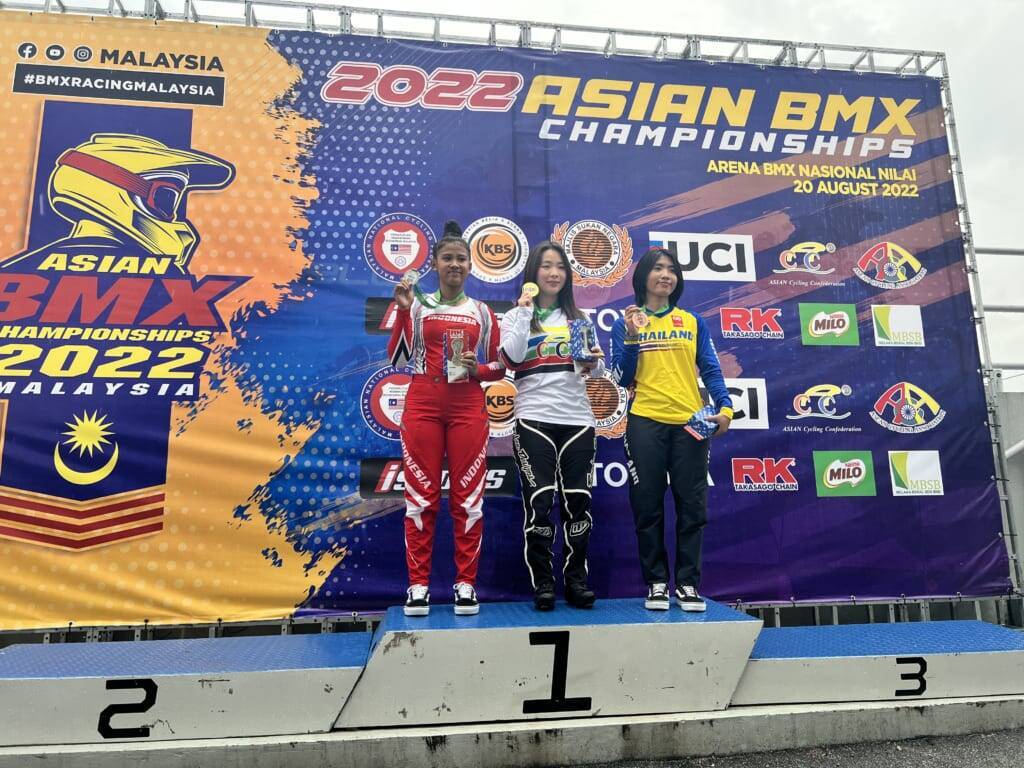 日本人選手全員が見事アジアチャンピオンに「2022年BMXレーシングアジア選手権大会」
