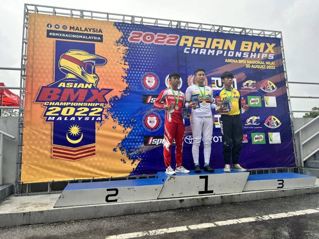 日本人選手全員が見事アジアチャンピオンに「2022年BMXレーシングアジア選手権大会」