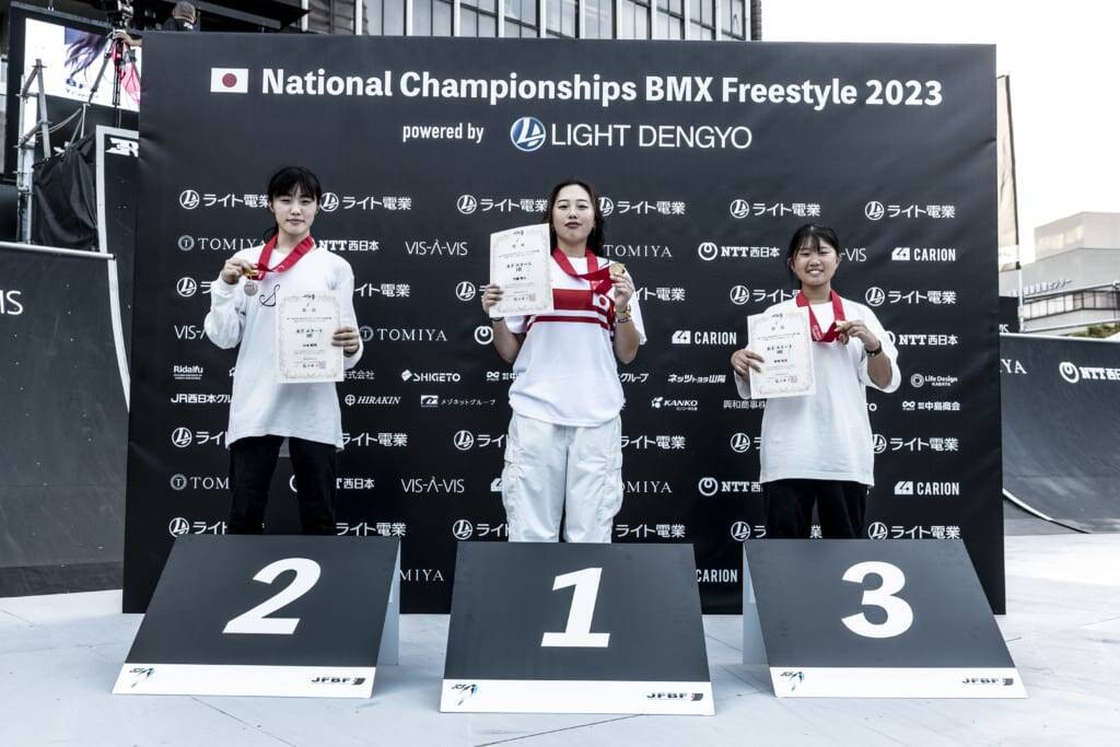中村輪夢が前人未踏の大会5連覇、内藤寧々は2度目のタイトルを獲得「第7回全日本BMXフリースタイル選手権」フリースタイル・パーク種目