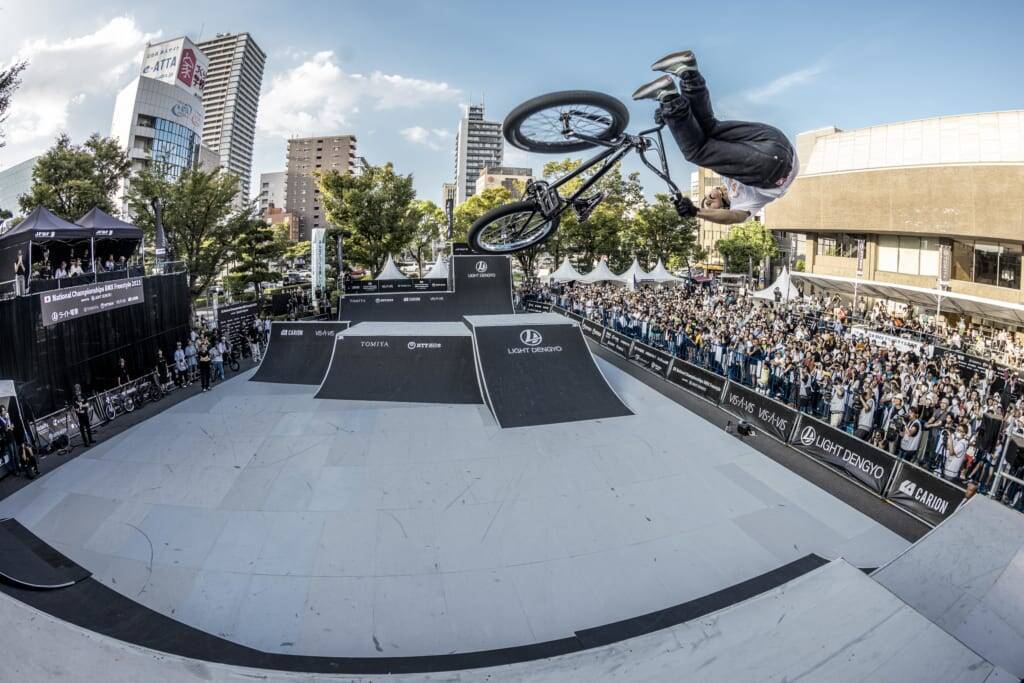 中村輪夢が前人未踏の大会5連覇、内藤寧々は2度目のタイトルを獲得「第7回全日本BMXフリースタイル選手権」フリースタイル・パーク種目
