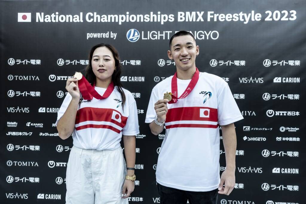 中村輪夢が前人未踏の大会5連覇、内藤寧々は2度目のタイトルを獲得「第7回全日本BMXフリースタイル選手権」フリースタイル・パーク種目