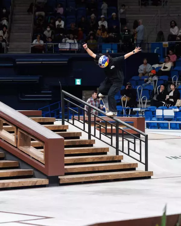 「世界王者として今年を有終の美で締め括ったのは織田夢海「ワールドスケートボードストリート世界選手権2023東京」女子決勝」の画像