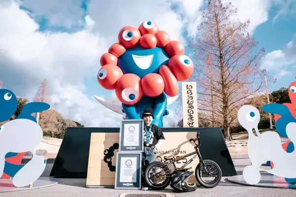 「弱冠6歳のBMXライダー田村紬が「フレア男子最年少記録」で自身2つ目のギネス世界記録™を樹立！」の画像