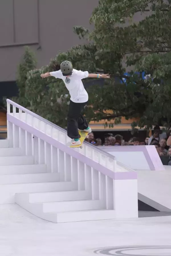 「最後の最後に決め切ったベストトリックで大逆転「World Skateboarding Tour :ローザンヌ・ストリート 2023」- パリ五輪予選大会 / 女子ストリート決勝」の画像