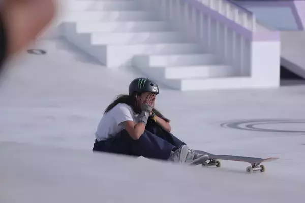 「最後の最後に決め切ったベストトリックで大逆転「World Skateboarding Tour :ローザンヌ・ストリート 2023」- パリ五輪予選大会 / 女子ストリート決勝」の画像