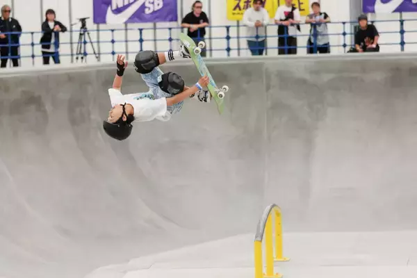 「2028年ロサンゼルスオリンピックを見据えた国内開幕戦「ワールドスケートジャパン 第4回 スケートボード日本オープン supported by Murasaki Sports」編集部取材手記〜パーク種目編〜」の画像