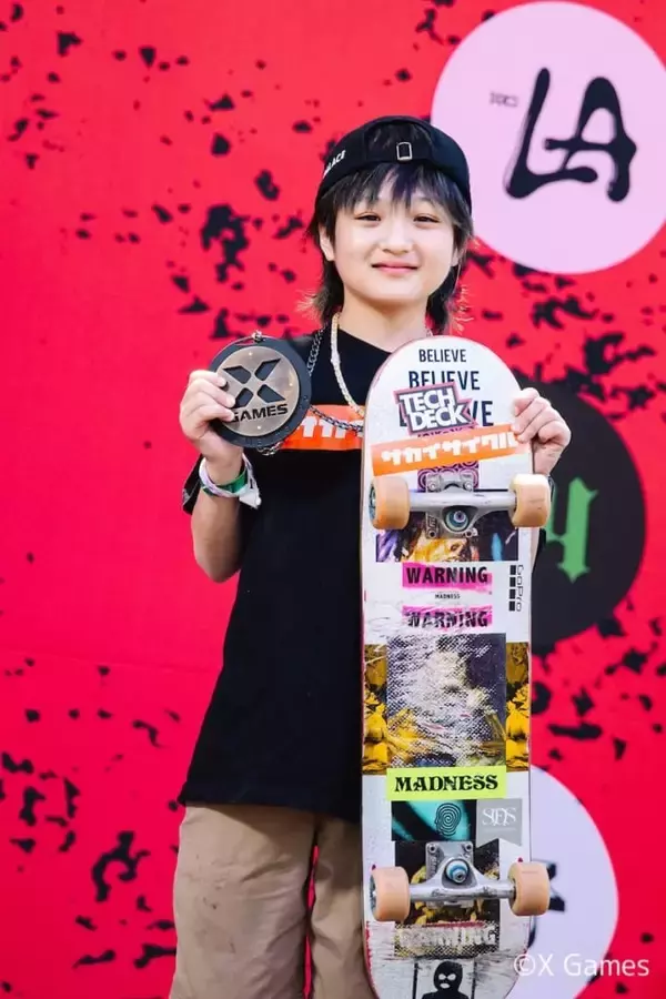「11歳・河上恵蒔、「X Games Chiba 2026」へ意気込み！世界最高峰大会「X Games Sacramento 2026」銅メダル獲得の勢いそのままに千葉へ」の画像