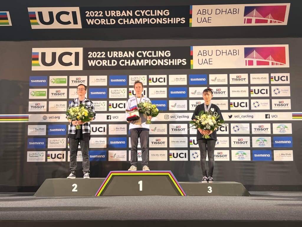 今が人生で一番幸せ。佐々木元が悲願の世界選手権初優勝「2022UCIアーバンサイクリング世界選手権」BMXフラットランド種目