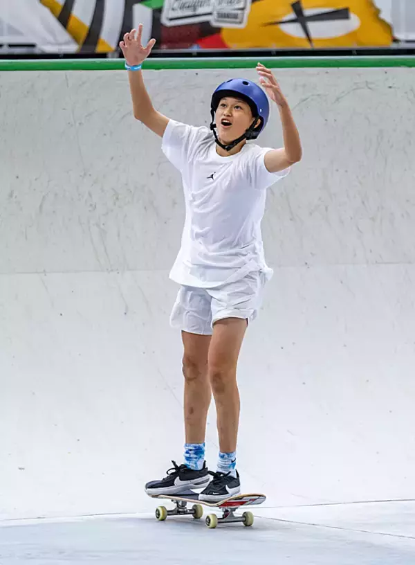 「日本からは小野寺吟雲が準優勝「オリンピック予選シリーズ(OQS)」上海大会　男子スケートボードストリート種目」の画像