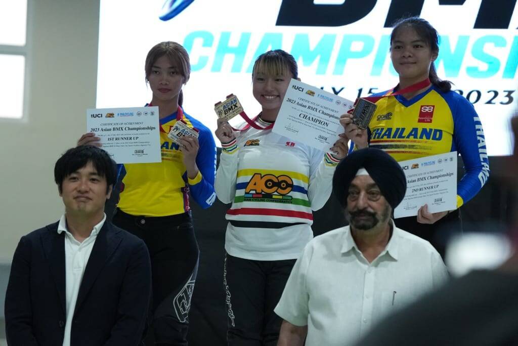 日本女子チームがパリオリンピック国別出場枠を獲得「2023年アジアBMX選手権大会」レーシング種目