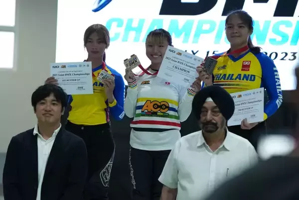 「日本女子チームがパリオリンピック国別出場枠を獲得「2023年アジアBMX選手権大会」レーシング種目」の画像