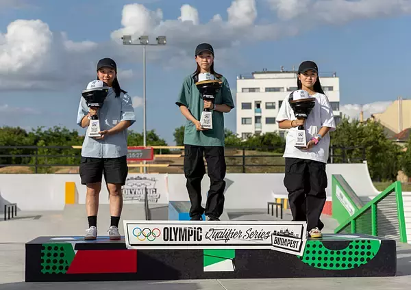 「最終トライまで大混戦と逆転に次ぐ逆転劇でパリオリンピック日本代表が決定「オリンピック予選シリーズ(OQS)」ブダペスト大会 女子スケートボードストリート種目」の画像