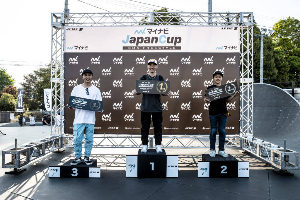 全日本チャンピオンたちが圧巻の走り。男子エリートは中村輪夢が、女子エリートは内藤寧々が優勝 「マイナビJapan Cup第1戦」BMXフリースタイル パーク種目